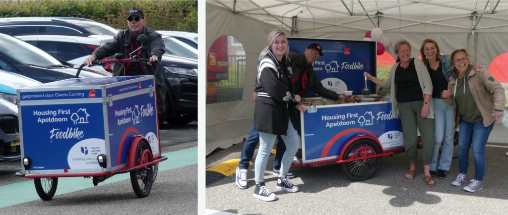 Foodbike voor Housing First Apeldoorn dankzij Owens Corning  17